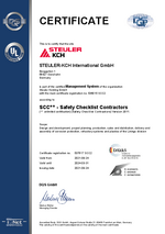SCC Certificate for STEULER-KCH International 2021-2024
