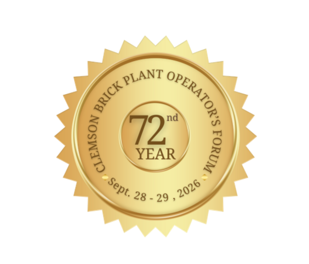 Logo Clemson Brick Plant Operators Forum 2026