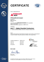 SCC Certificate for STEULER-KCH 2021-2024