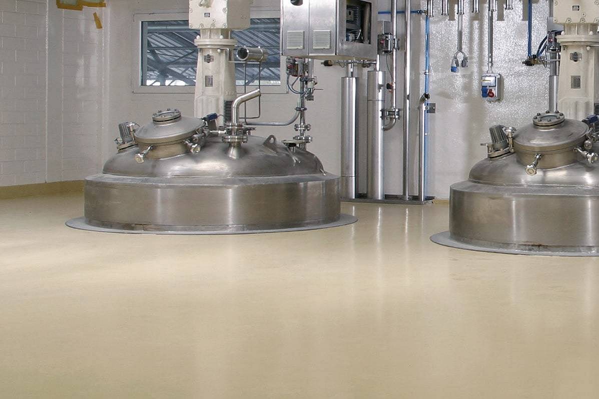 Floor coating pharmaceutical industry