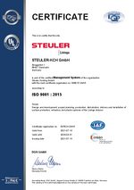 ISO9001 Certificate for STEULER-KCH 2021-2024
