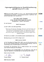 KTA 1401 Zertifikat für STEULER-KCH 2020-2022