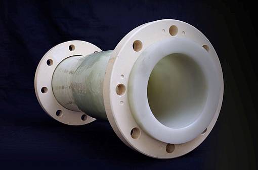 Pipe system made of ALPHARESIST for chlor-alkali electrolysis in the chlorine industry