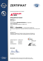 SCC Zertifikat für STEULER-KCH 2021-2024