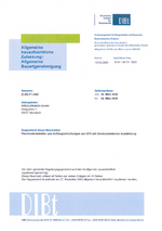 DIBt Allgemeine bauaufsichtliche Zulassung für Flachbodenbehälter STEULER-KCH 2025