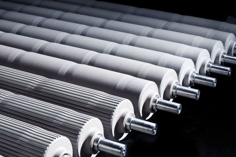 Laufwalzen aus KERA Plast XL in der Cellulose-Verarbeitung